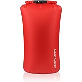 MONTCAMPER 30D Nylon Waterproof Dry Bag-Extra Large Waterproof Storage Sack with Roll Top Closure-Suitable for Long Hiking, Camping, Kayaking and Beach-Float on Water(35L/Red)