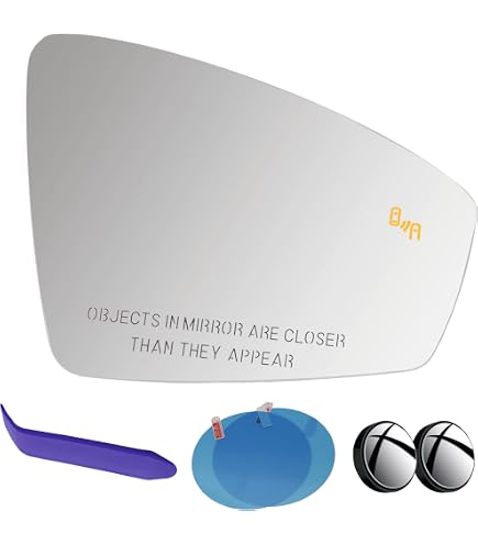 Amazon.com: XQSMWF Right Door Mirror Glass Passenger Side Heated