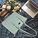 ZYSUN Laptop Tote Bag Fits Up to 15.6 IN Awesome Gifts for Women (Mint Green)