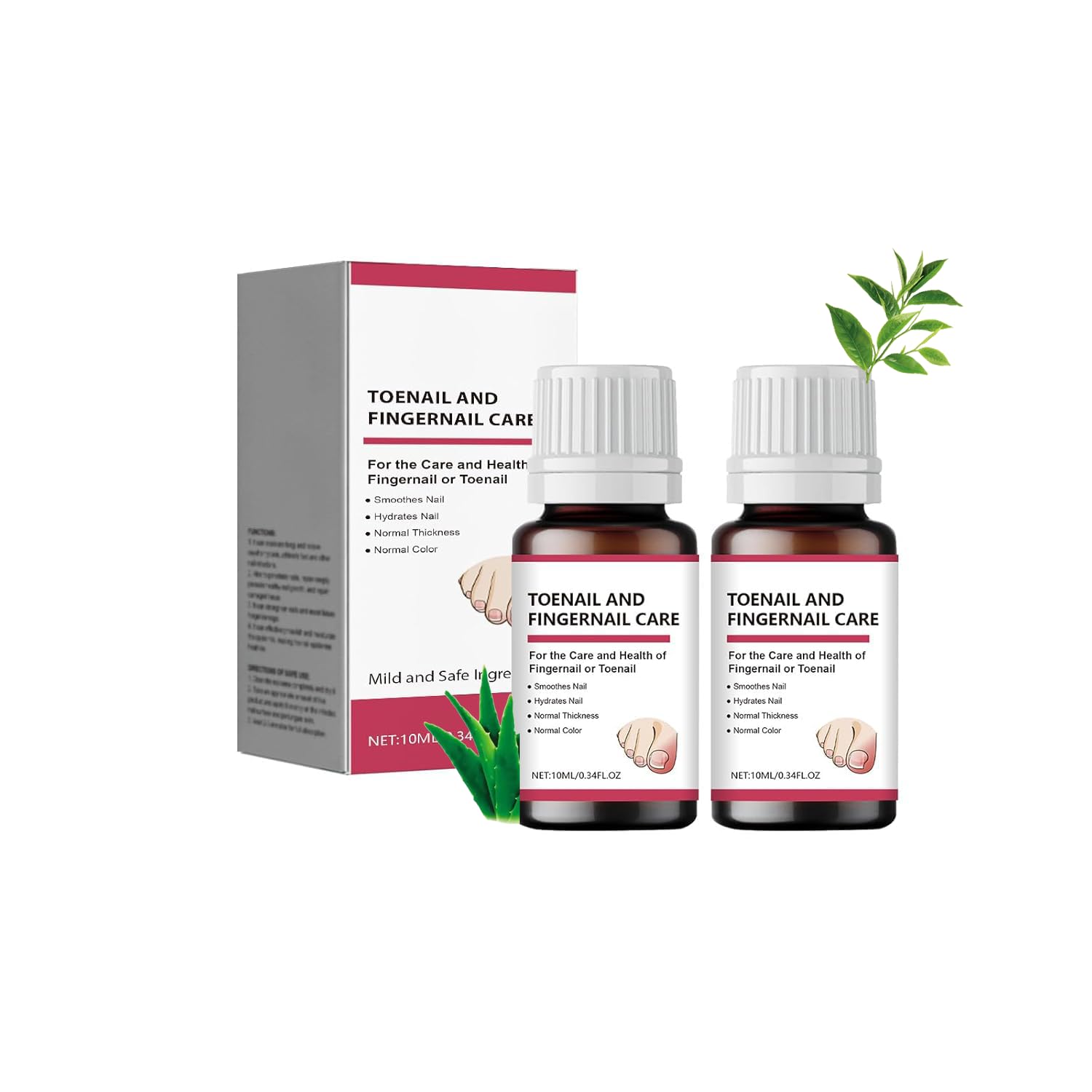 Toenail Fungus Treatment Extra Strength, Nail Fungus Treatment for Toenail,Toenail Fungus Treatments,Natural Ingredients 2 Bottles