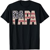 Funny Papa Art for Grandpa from Grandkids Father's Day Papa T-Shirt