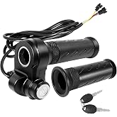 Full Twist Throttle for Ridstar with 2 Keys, Universal Throttle Grips for Ridstar Q20/Q20Lite/Q20Pro/H20/H26Pro/H20, Turning Handle Throttle for Ridstar Electric Bike/Scooters/Trike