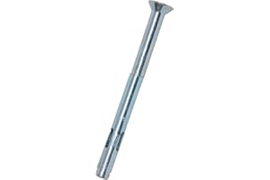 MAGIC HUB Concrete Sleeve Anchors 3/8" x 5" - 50 Pcs Hex Head Sleeve Anchors Concrete Bolts Hex Nut Sleeve Anchor Concrete Sleeve Anchor Hex Sleeve Anchors Zinc Plated