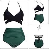 DIKEWANG Sexy Women Swimming Shorts Solid Mid Waist Push