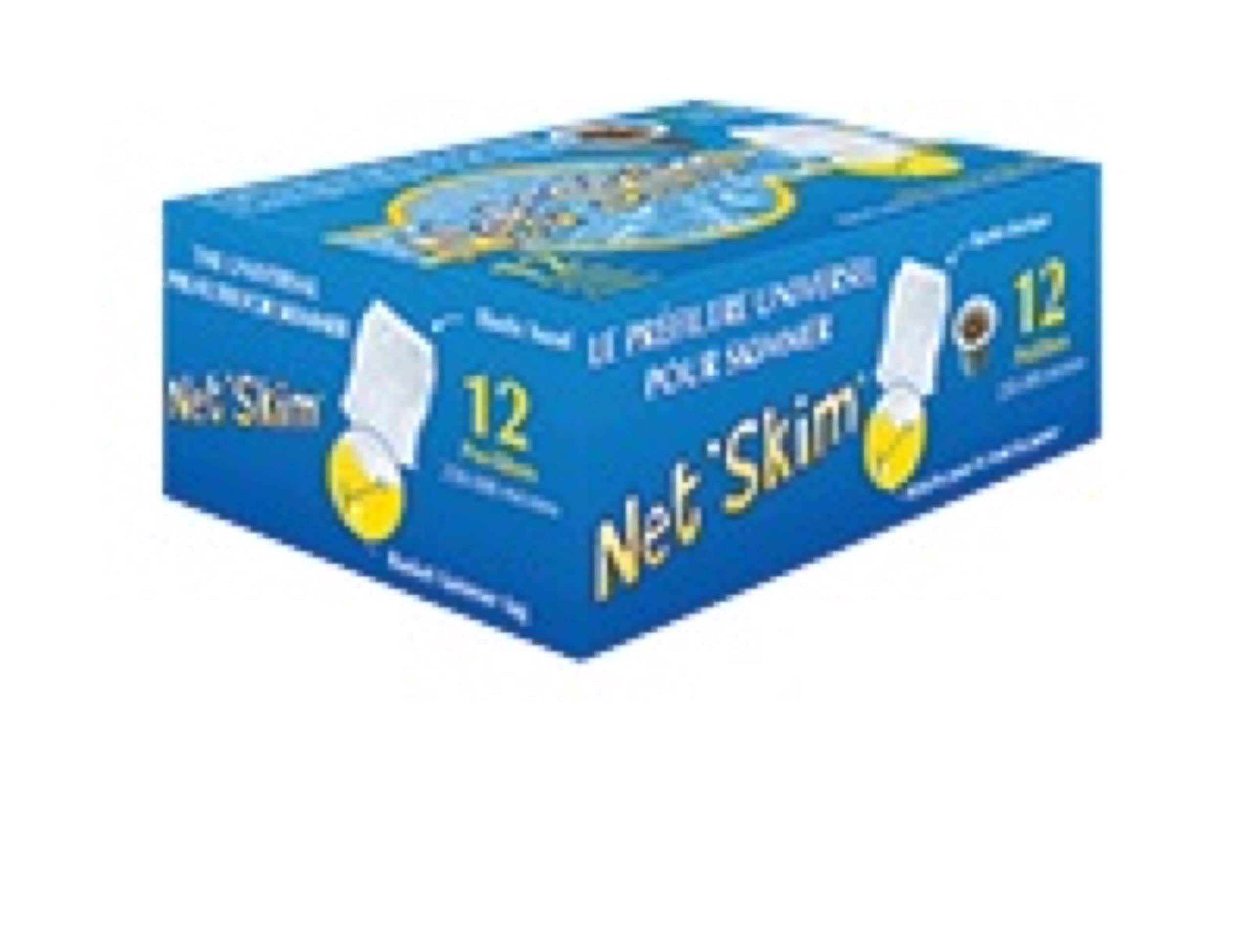 Toucan cleaning net for swimming pools White - Pack of 12 (packaging may vary)