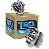 TRQ Front Left and Right Wheel Bearing and Hub Assembly Set 2 Piece Compatible with 2004-2009 Toyota Prius