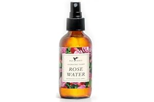 Rose Water Spray Facial Toner by Baja Basics For Skin, Hair and Aromatherapy Large 4oz