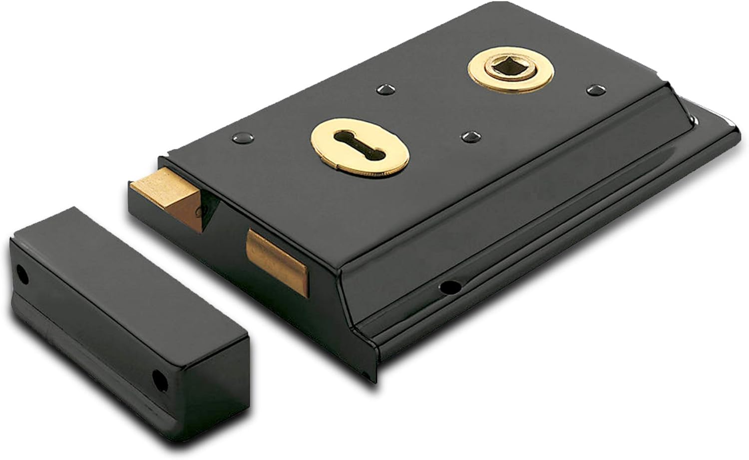 XFORT® Traditional 6" x 4" Rimlock, Surface Mounted Rim Sashlock with