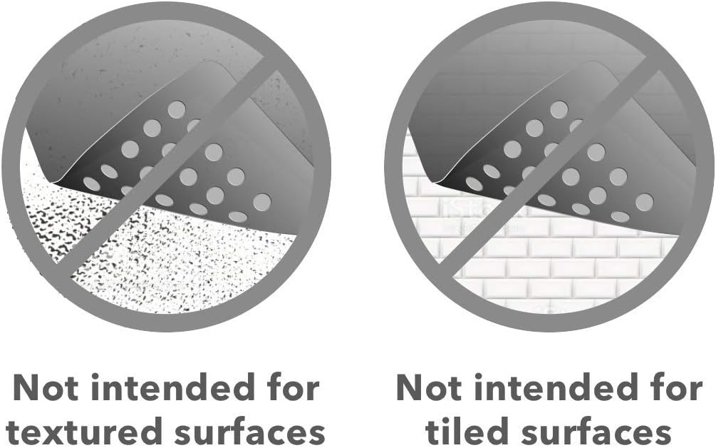 TIKE SMART Extra-Long Non-Slip Bathtub & Shower Mat 39”x16” (Smooth/Non-Textured Tubs Only) Safe,Clean,Anti-Bacterial,Machine-Washable,Superior Grip&Drainage, Vinyl, Opaque White: Home & Kitchen