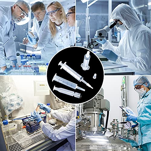 HAKACC Disposable Syringe, 5PCS 20ml Feeding Syringe Sterile Package