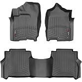 WeatherTech Custom Fit FloorLiners Compatible With Lincoln MKX 2nd Row Black