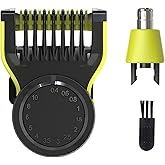 Senenatur Adjustable Guide Comb for One Blade QP2520 QP2530 QP2620 QP2630 &amp; Nose Trimmer Replacement Head Blade for One Blade, Accessories for One Blade