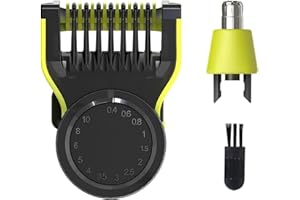 Senenatur Adjustable Guide Comb for One Blade QP2520 QP2530 QP2620 QP2630 & Nose Trimmer Replacement Head Blade for One Blade, Accessories for One Blade