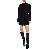 Forever 21 Womens Belted Mini Sweater Dress