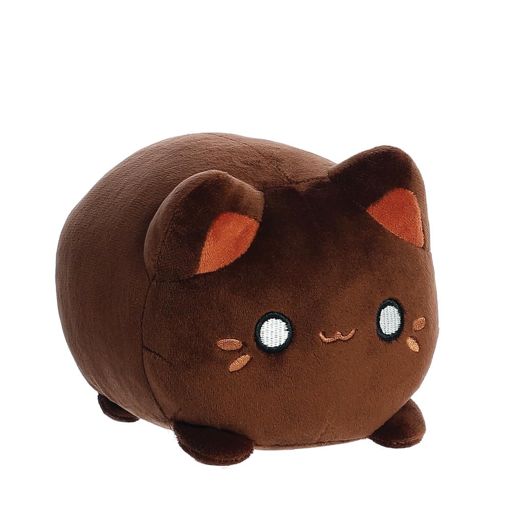 AURORA, 14314, Tasty Peach Kona Coffee Meowchi 7In, Soft Toy, Brown