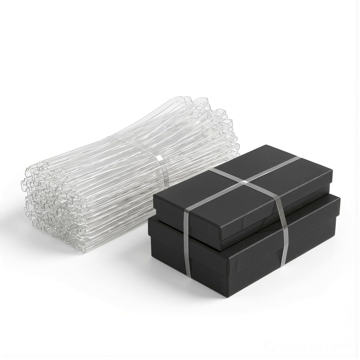 KBNIAN 40 Pcs Rubber Bands, Transparents Large Thick Rubber Bands Thick Elastic Bands Heavy Duty Trash Can Bands Stretchable Strong Elastic File Bands for School Home Office Trash Can/File Folders