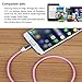Eversame 3-Pack 6ft/1.8M High-Speed Nylon Braided USB2.0 A Male to Micro B Cable with Aluminum Shell and Gold-Plated Connectors for Samsung, LG, HTC and Other Tablet Smartphone-Pink