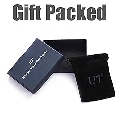 U7 Rapper Necklace Black Stainless Steel 6mm Cuban