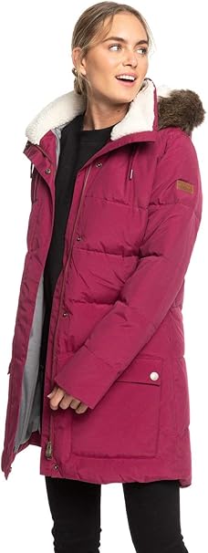 ellie water repellent hooded longline puffa jacket