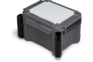 Plano GoNow Freshwater Fish Kit, Waterproof Field Box with Rod Holders, Cutting Board, 4 StowAway 3700 Boxes, Modular Storage