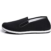 UNOW Chinese Traditional Cloth Kung Fu Shoes,Black