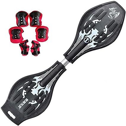 Amazon Takoyi エスボード キックボード キックスクーター スケートボード キッズ用 子供 ジェイボード ギフト 持ち運びに便利 組み立てが簡単誕生日 足踏み式 スポーツ おもちゃプレゼント クリスマス 日本語説明書付き ブラック スケートボード おもちゃ