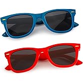 SIPHEW Polarized Sunglasses for Women & Men - Mirrored Sports Square Sunglasses w UV Protection/Medium Fit
