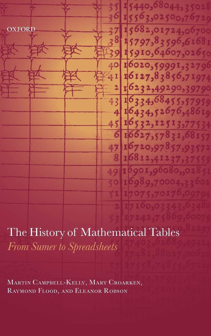 Tables: to of ... Sumer History Mathematical The From