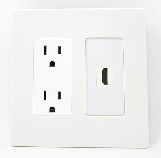 Amazon Com Riteav 15 Amp Power Outlet And 1 Port Hdmi