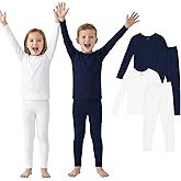 PurComfy SuperSoft Toddler Pajama Set, 4-Piece Bamboo Viscose Snug-Fit Sleepwear for Boys Girls, Long Sleeve Toddler Clothes