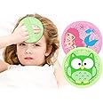 Kids Ice Packs for Injuries Reusable 2 Packs Cold or Warm Compress Gel Bead Cooling Packs with Strap for Neck Head Fever Wisdom Teeth Recovery First Aid 4.9 Inch
