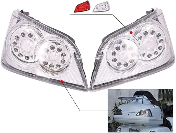 Amazon.com: Motorcycle Tail Light Brake LED Turn Signal For Honda