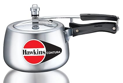 Hawkins Contura Aluminum Pressure Cooker, 3 Litres