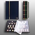 Prophila Stamp Album (New) 16 Black Sides, Blue Cover