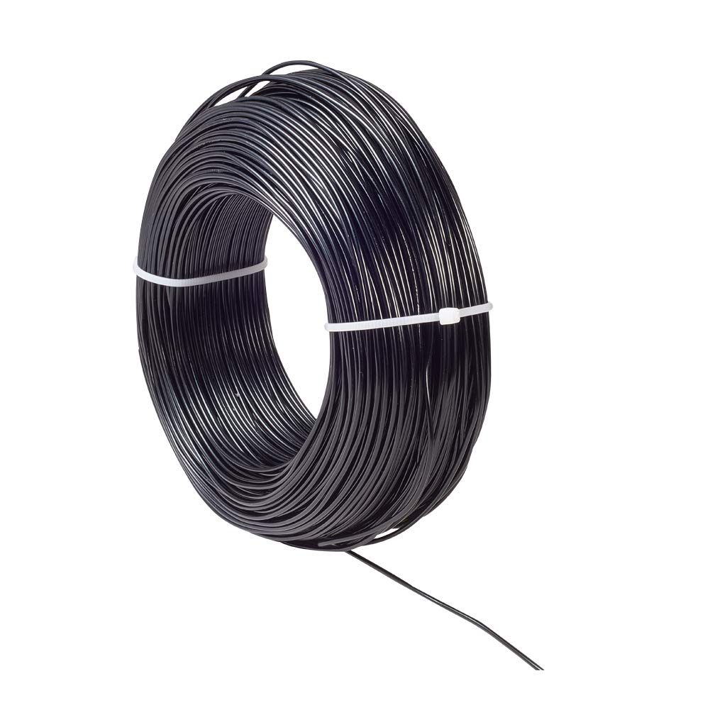 NBEADS 100m 1.5mm Aluminum Wire, Black Aluminum Craft Wire Modeling Wire For Jewelry Crafting, Modelling, Armature and Sculpture