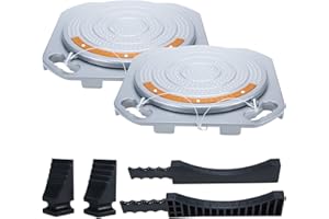 BTSHUB Wheel Alignment 360° Rotating 4 Ton Capacity, Pair of Turntable Front End Turn Plate Table for Car Truck