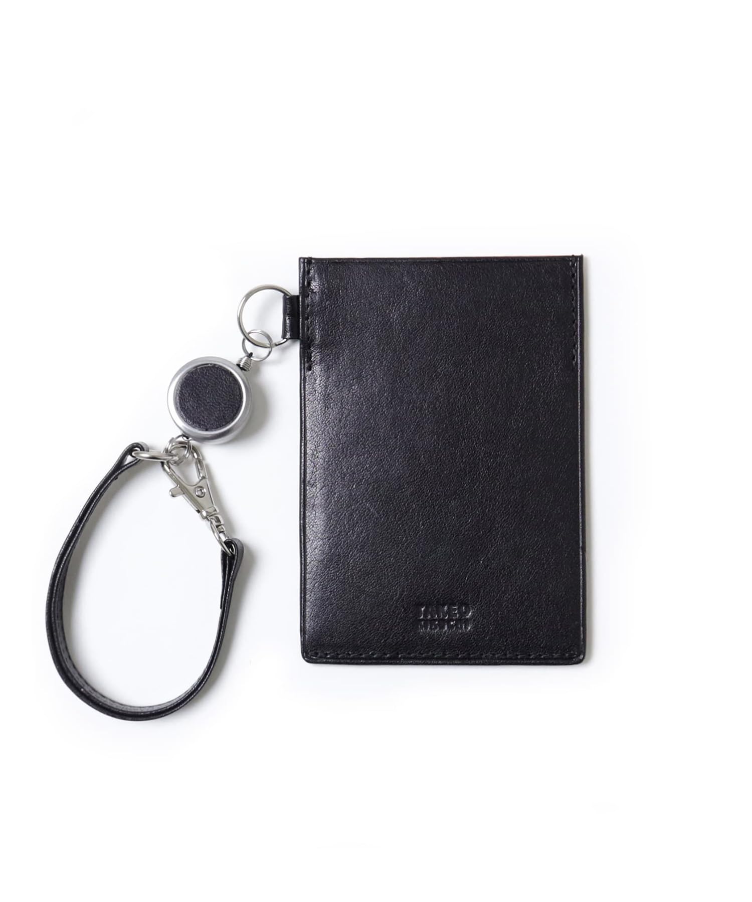 [タケオキクチ] 定期入れ パスケース 単パス リール付き アルド 177627 クロ商品画像