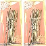2 Pack 2.5 Crinkled Amish Hair Pins