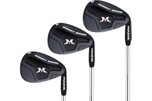 MAZEL Full Face Golf Wedge Set or Individual Golf Wedge 52/56/60 Degree Gap Wedge Sand Wedges Lob Wedge | Solid Shots | No Chunking for All Lies