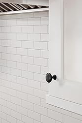 Amerock | Cabinet Knob | Matte Black | 1-1/4 inch