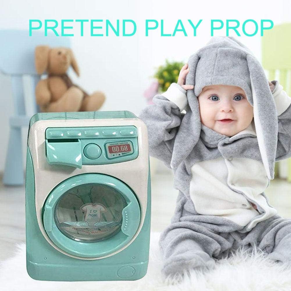 Amazon Co Jp 洗濯機 おもちゃ 子供のシミュレーション 家具 くるくる洗たく機セット せんたく機 そうじ機 教育玩具かわいい 洗濯機のおもちゃ ホーム キッチン