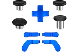 ORITIKUR 9 in 1 Magnetic Thumbsticks Analog Thumb Sticks Replacement Joystick Parts Repair Accessories Kit Component Set with 4 Paddles, 1 D-Pads for Xbox Elite Controller Series 2 and Core Controller