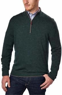 Merino Wool ¼ Zip Sweater 
