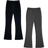 Toddler Girls Flare Leggings for Girls Fleece Warm Pull On Bell Bottoms Leggings Pants Stocking Stuffers for Kids Girls