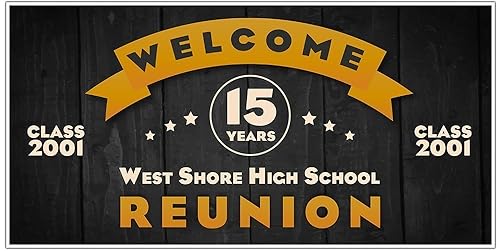 Amazon Com School Class Reunion Party Banner Personalized