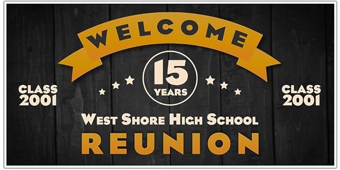 Amazon Com School Class Reunion Party Banner Personalized