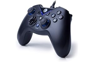 IFYOO V-one Vibration-Feedback USB Wired Gamepad Controller Joystick Support PC(Windows XP/7/8/8.1/10) & PS3 & Android (Xbox 