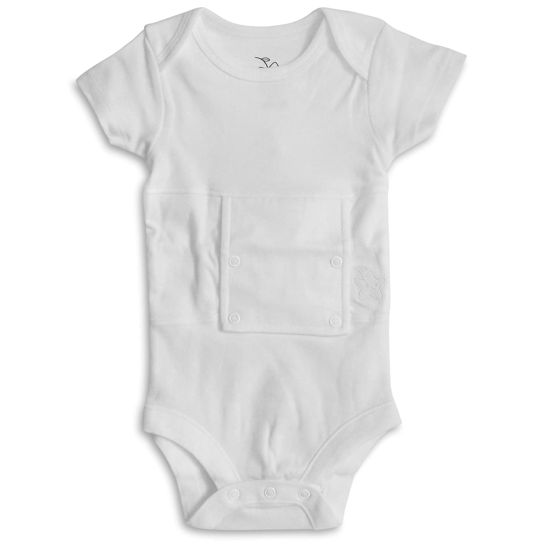 Starberrykids Feeding Tube Undershirt Onesie for Babies, Toddlers and Children