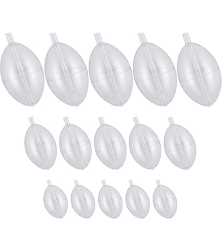 Lot de 20 flotteurs de pêche pour poissons carnassiers et poissons paisibles, convient pour rivière, étang et ruisseau