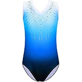 BAOHULU Gymnastics Leotard for Girls Shiny Diamond Ballet Dance One Piece Outfit